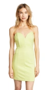 Amanda Uprichard Sangria Dress In Soft Lime