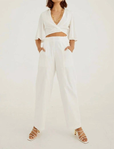Sovere / Outline Pant In White