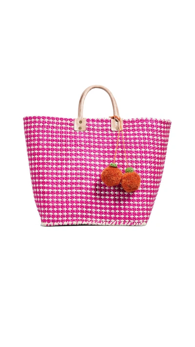 Mar Y Sol Hadley Fruit Basket In Pink
