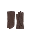 Mario Portolano Gloves In Dark Brown