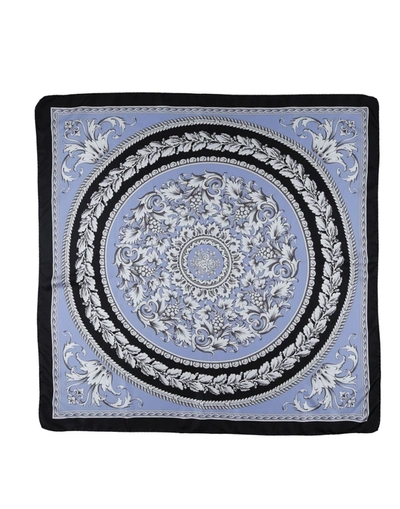 Versace Square Scarf In Lilac