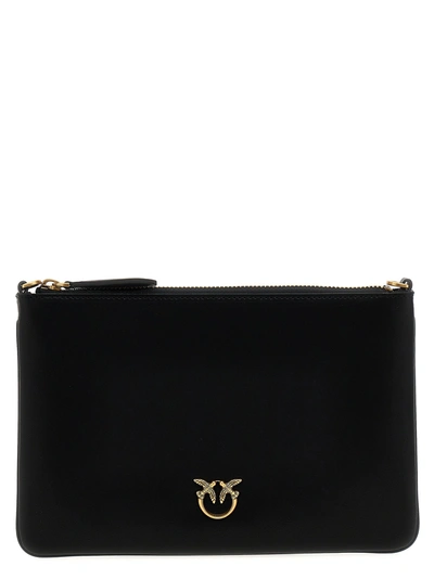 Pinko Flat Crossbody Bags Black