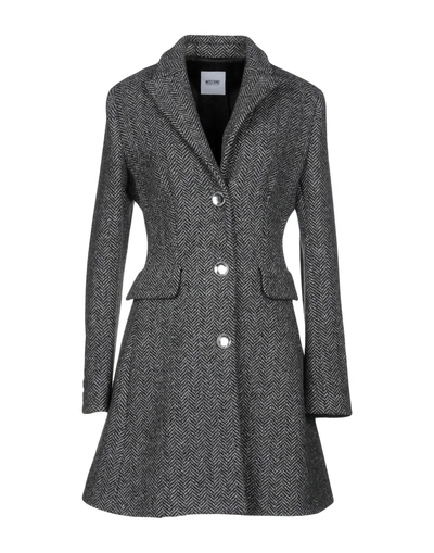 Moschino Cheap And Chic Coat In Grey