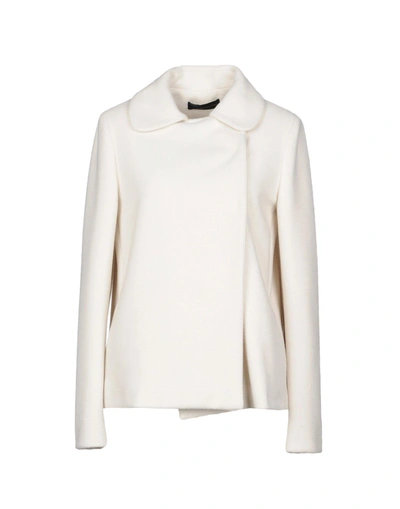 Alessandro Dell'acqua Coats In Ivory