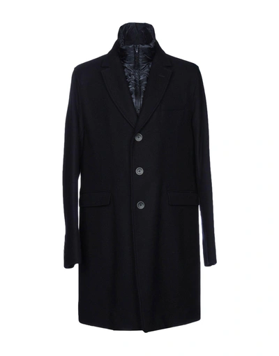 Herno Coats In Dark Blue