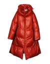 Mm6 Maison Margiela Down Jacket In Red