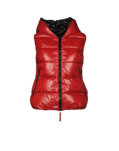 Duvetica Down Jacket In Red