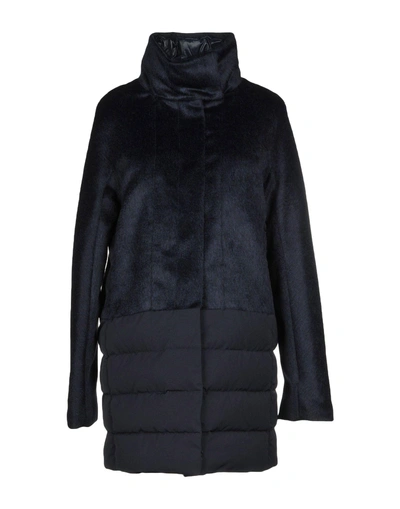 Duvetica Down Jacket In Dark Blue