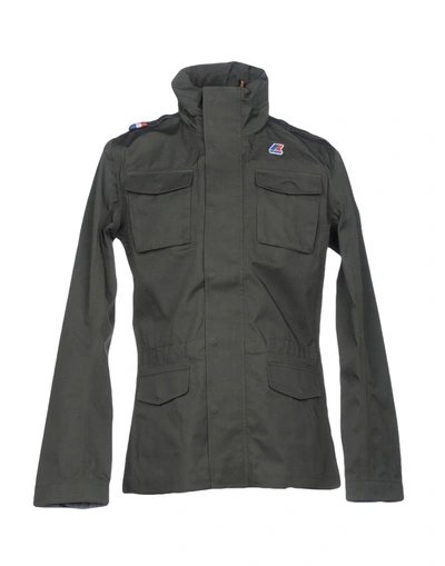K-way Jacket In Military Green