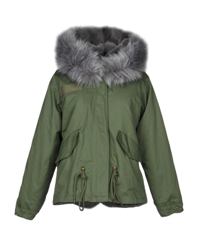 Don't Believe The Hype Parka In Military Green