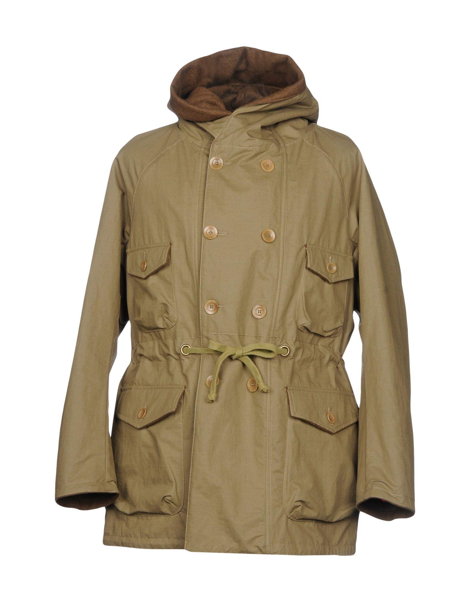 East Harbour Surplus Double Breasted Pea Coat In Military Green ModeSens