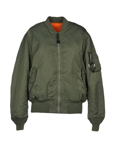 Alyx Bomber In Military Green