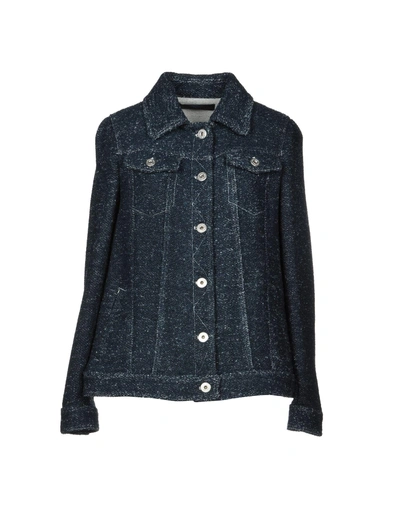 Trussardi Jeans Jackets In Dark Blue