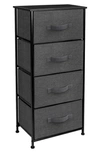 Sorbus 4-drawer Chest Dresser In Black