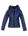 Ai Riders On The Storm Synthetic Down Jackets In Dark Blue