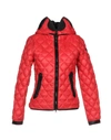 Ai Riders On The Storm Synthetic Down Jackets In Red