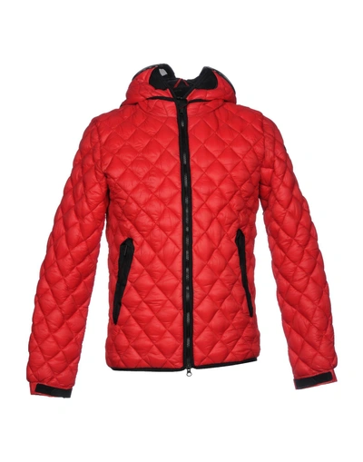 Ai Riders On The Storm Synthetic Down Jackets In Red