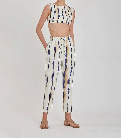 Lenny Niemeyer Elastic Waist Band Pants In Dune In White