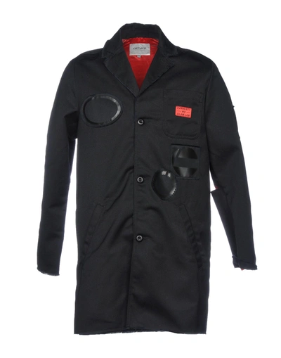 Carhartt Overcoats In Black