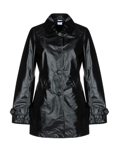 Aspesi Overcoats In Black