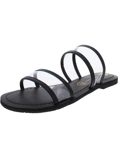 Bc Footwear Nectar Womens Slip On Open Toe Pool Slides In Multi