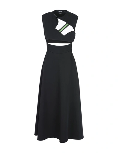 Calvin Klein 205w39nyc Midi Dresses In Black