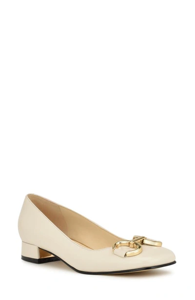 Nine West Works Square Toe Pump In Ivo01