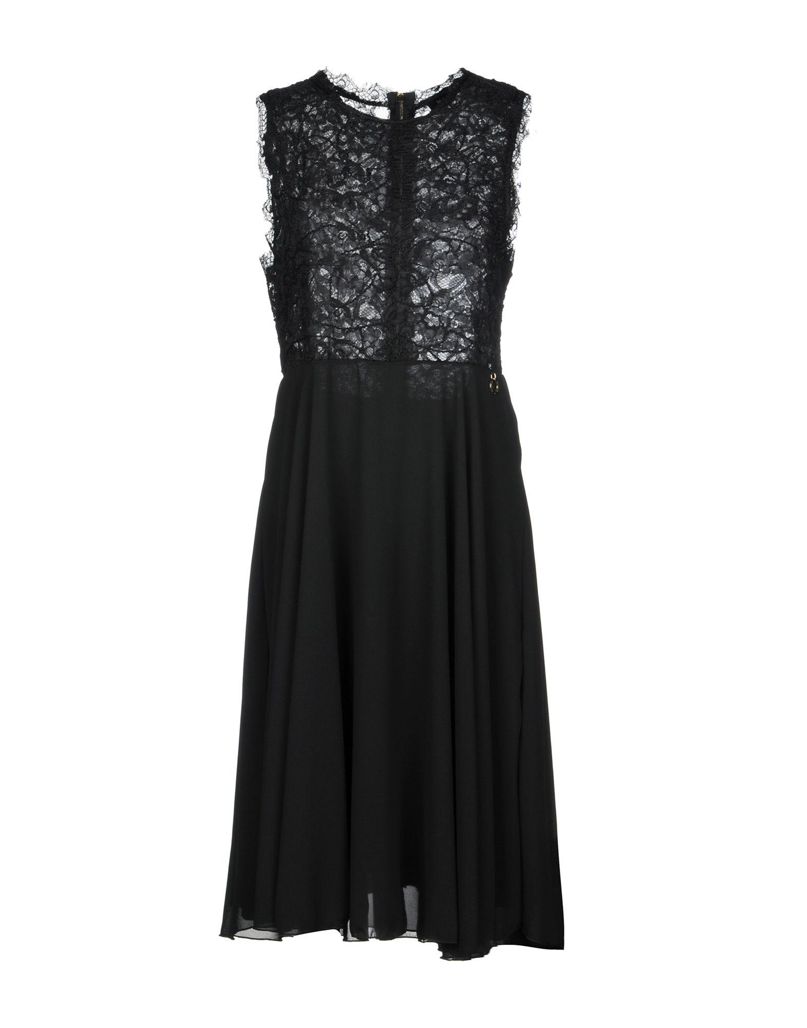 Mangano Knee-length Dress In Black | ModeSens