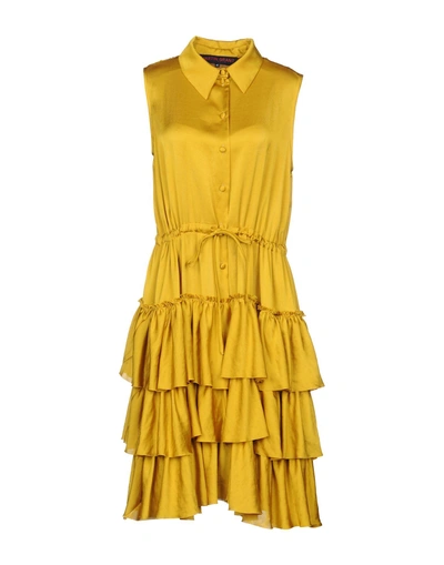 Martin Grant Knee-length Dresses In Ocher