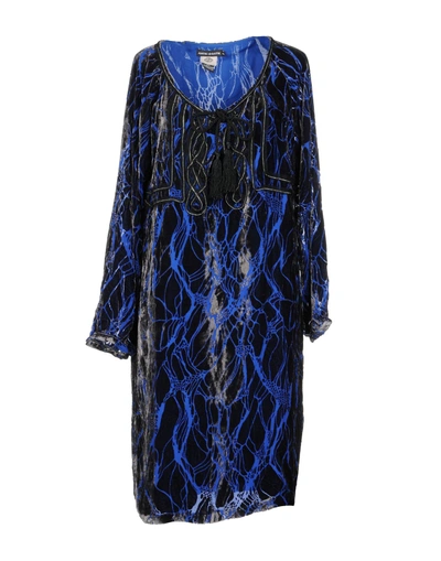 Antik Batik Knee-length Dress In Blue