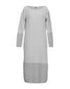 Eleventy Knee-length Dress In Light Grey
