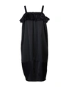 Edit Knee-length Dress In Black