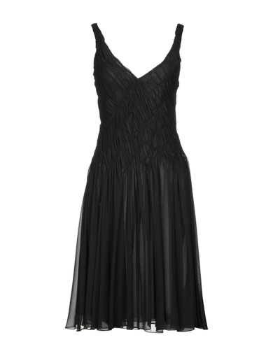 Emporio Armani Midi Dresses In Black