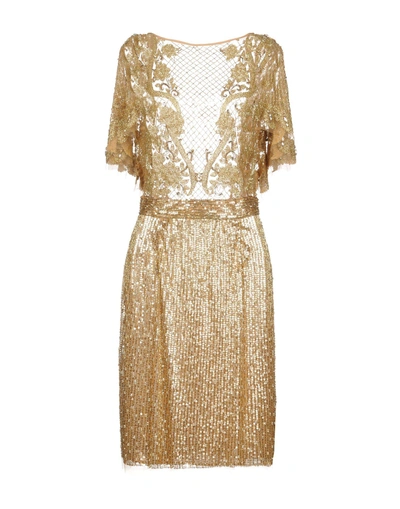 Amen Couture Knee-length Dress In Gold