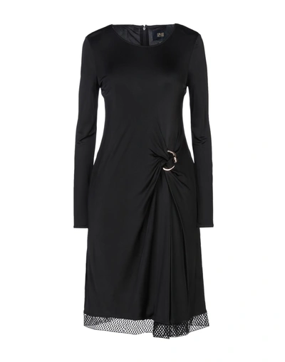 Class Roberto Cavalli Knee-length Dress In Black