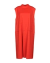 Mm6 Maison Margiela Knee-length Dress In Red