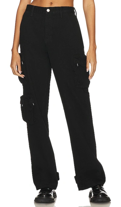 Pistola Bobby High Rise Straight-leg Utility Pants In Abyss Abyss