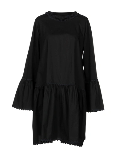 Mm6 Maison Margiela Short Dress In Black