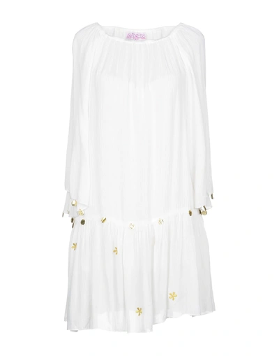 Sundress Short Dress In White