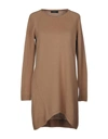 Aragona Short Dress In Camel