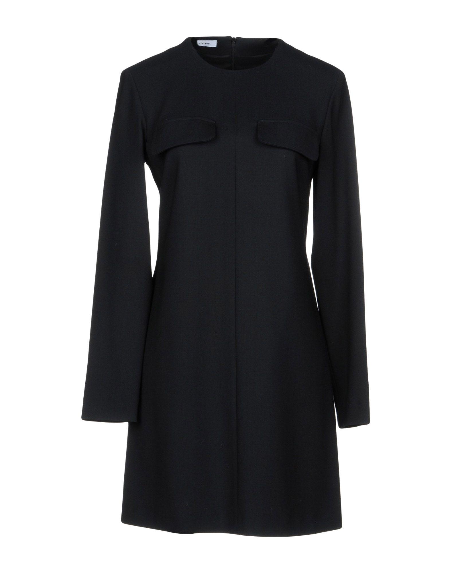 Dondup Short Dress In Black | ModeSens