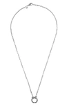 John Hardy Classic Chain Amulet Connector Necklace In Silver