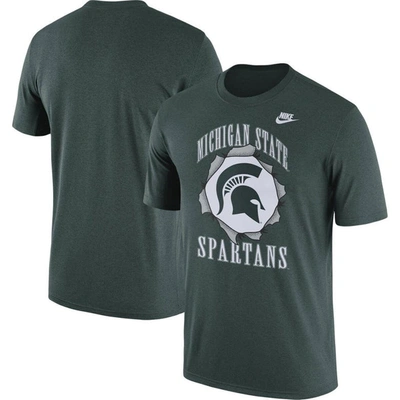 Nike Michigan State Back 2 School  Men's College Crew-neck T-shirt In Green