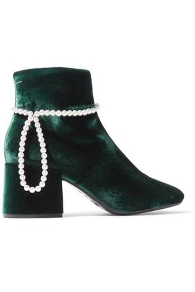 Mm6 Maison Margiela Ankle Boot In Green