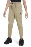 Nike Sportswear Tech Fleece Big Kids' (girls') Jogger Pants In Brown