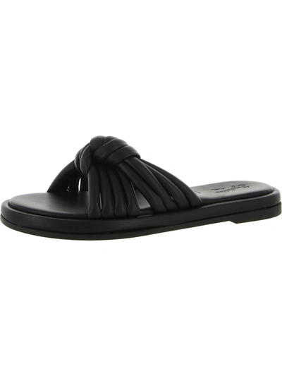 Seychelles Simply The Best Womens Slip On Open Toe Slide Sandals In Black