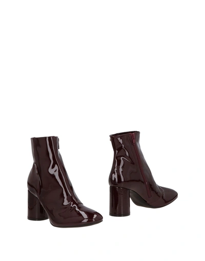 Ottod'ame Ankle Boot In Maroon