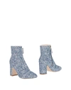 Polly Plume Ankle Boot In Slate Blue