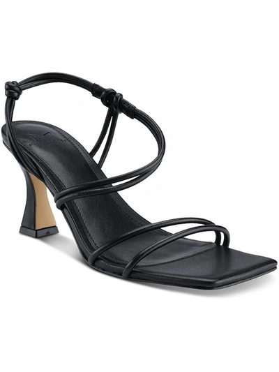 Marc Fisher Ltd Davia Womens Leather Square Toe Heels In Black