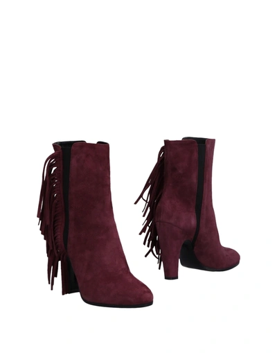 Pinko Ankle Boot In Mauve
